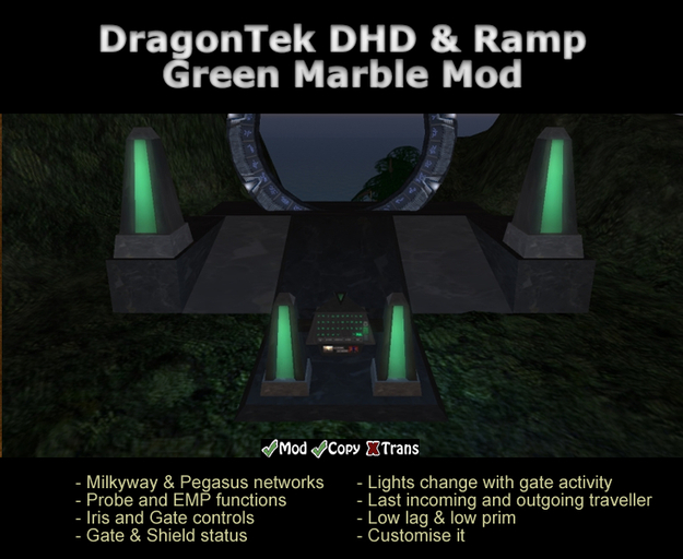 DragonTek DHD & Ramp - Marble Green