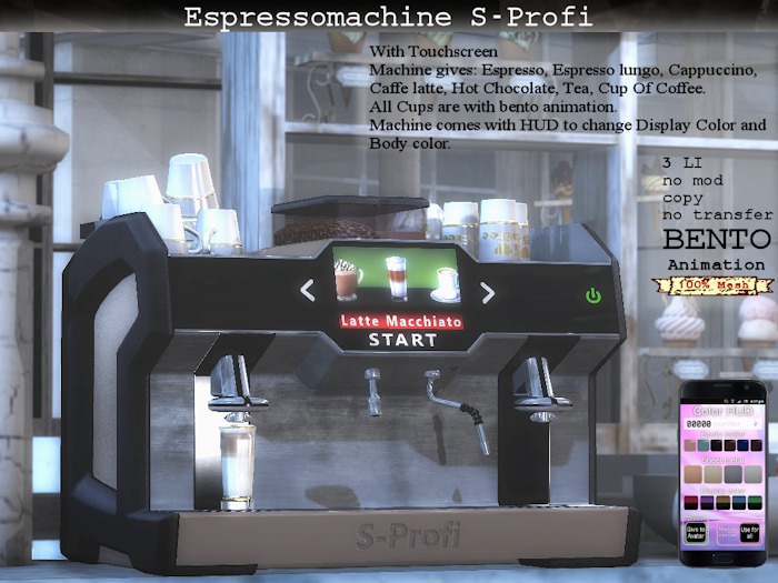 Espressomachine S-Profi S7BT3V6.0 (Boxed)