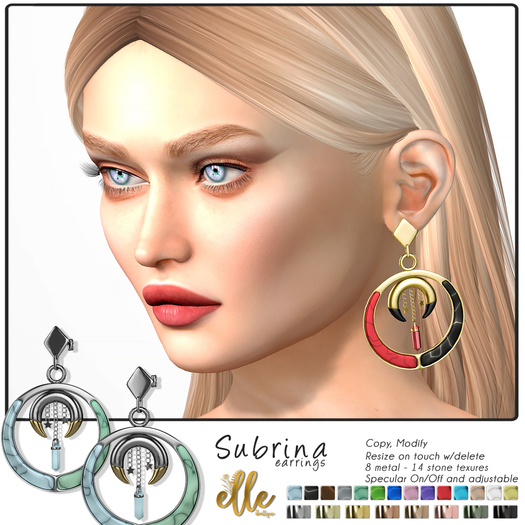 Elle Boutique - Subrina Earrings FV (WEAR ME)