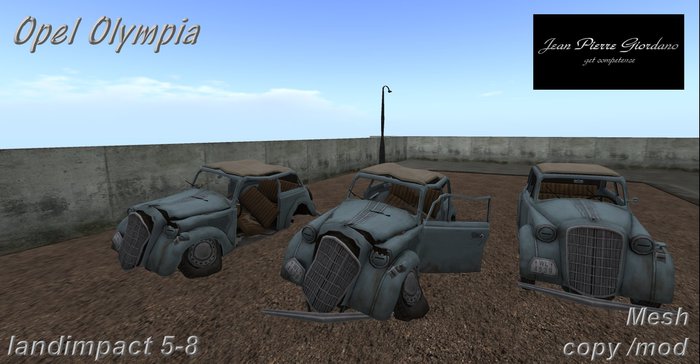 Car Opel Olympia WL Set mesh BOX