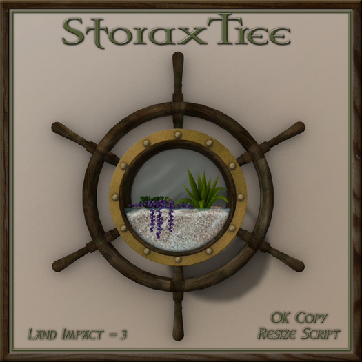 Ship Wheel Planter B16