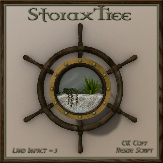 Ship Wheel Planter B11