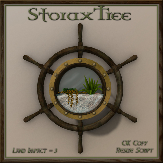 Ship Wheel Planter B3