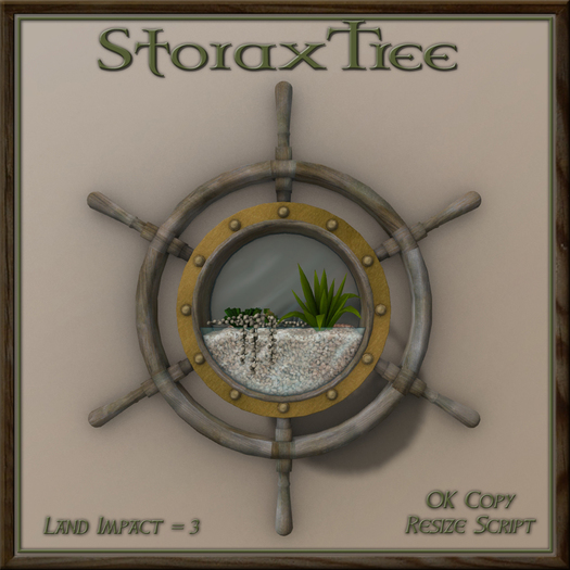 Ship Wheel Planter A5