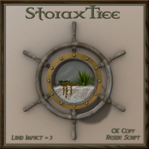 Ship Wheel Planter A3