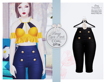 The Secret Store - Fannie Capri Pants - Maitreya Lara, Belleza Freya, Slink Hourglass - Coal