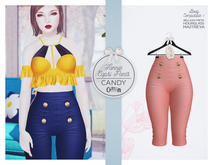 The Secret Store - Fannie Capri Pants - Maitreya Lara, Belleza Freya, Slink Hourglass - Candy