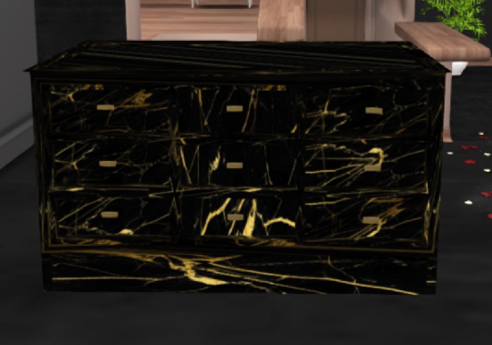 Dresser - Italian Gold Vein Marble