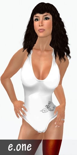 e.one Swimsuit White