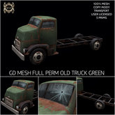 GD MESH FULL PERM OLD TRUCK GREEN