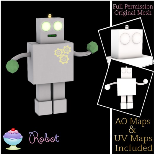 [Sherbert] Full perm Toy Robot (ADD TO UNPACK)