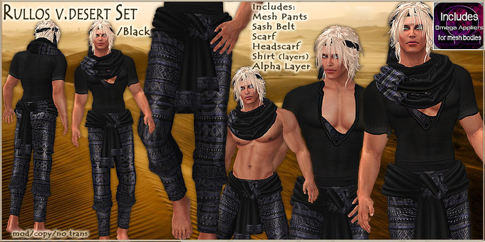 Rullos v.Desert Set T.E.D. /Black
