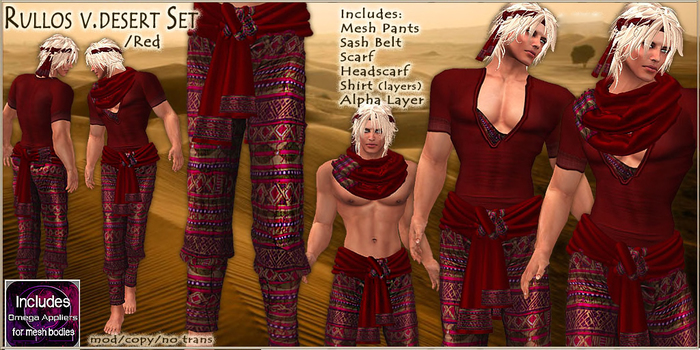 Rullos v.Desert Set T.E.D. /Red