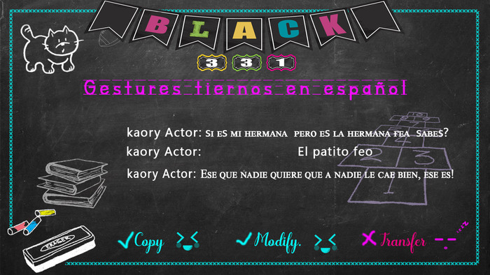 >Black 331< Patito feo