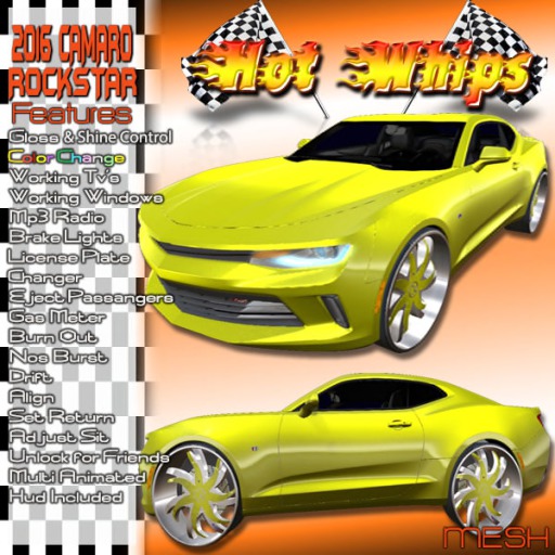 {HW} 2016 CAMARO ROCKSTAR 1 (boxed)