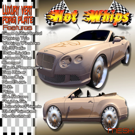 {HW} LUXURY OVO FORGI PLATE VERT (boxed)