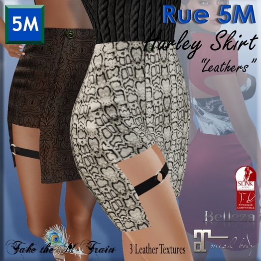 Rue 5M "Harley" Skirt [Leathers]