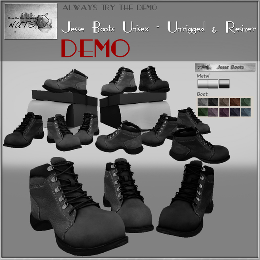 NUTS Inc - Jesse Boot [Unisex] DEMO - Wear/Add me