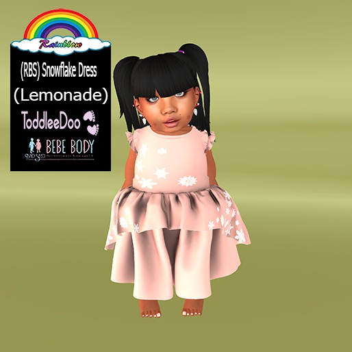 (RBS) Snowflake Dress (Lemonade) 