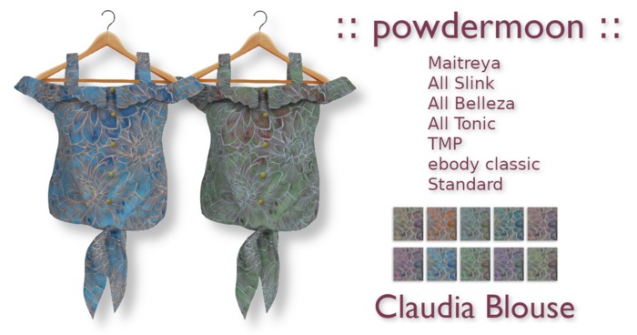 powdermoon - Claudia Blouse With HUD