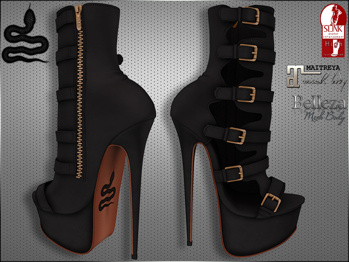 VIPER ~ Buckle Ankle Boots