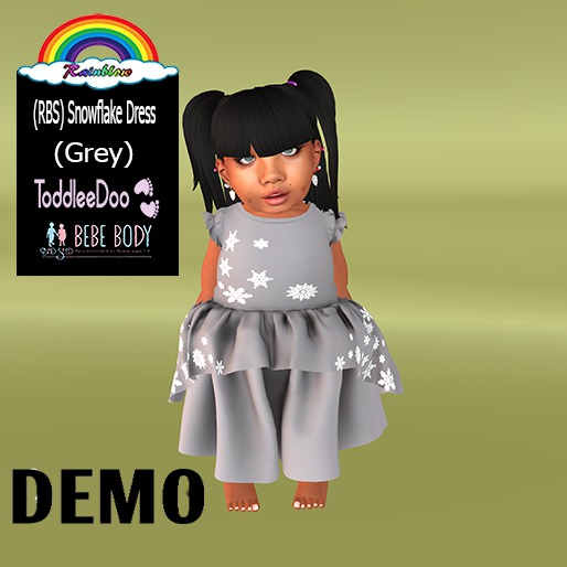 (RBS) Snowflake Dress(Grey) DEMO