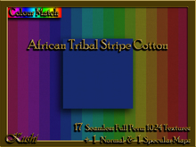 African Tribal Stripe Cotton Textures