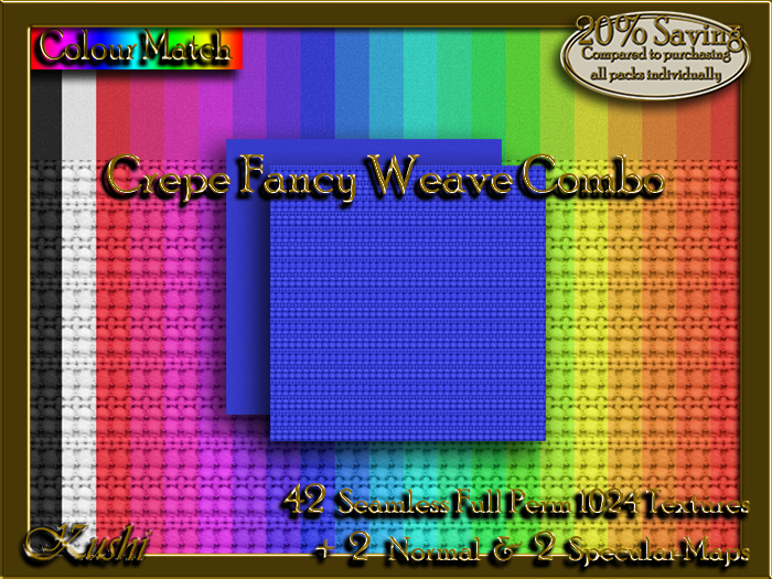 Crepe Fancy Weave Combo Textures