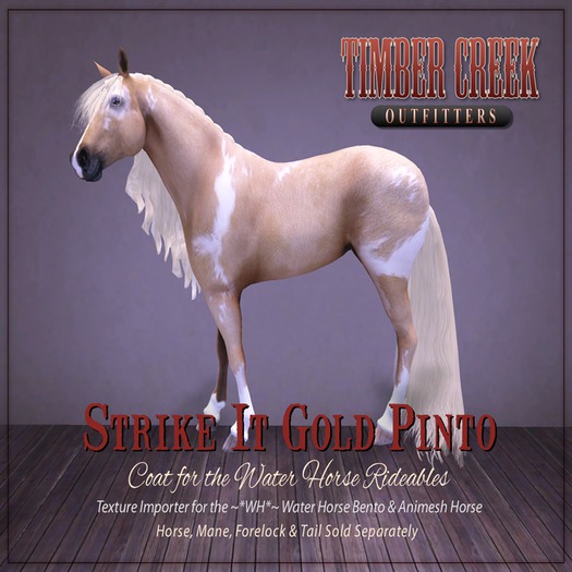[Timber Creek] Strike It Gold Pinto Coat-Boxed