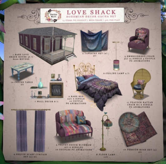 Petite Mort- RARE Love Shack Bed (bagged)