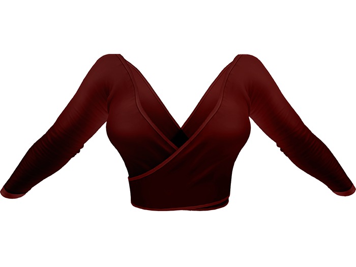 - FOX & CROW - Katja Top - Red - Materials Enabled with HUD - Maitreya Belleza Slink