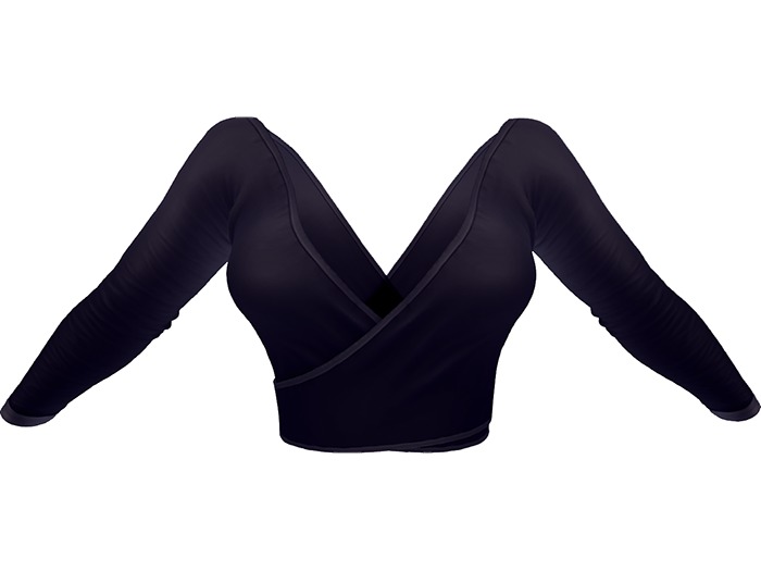 - FOX & CROW - Katja Top - Purple - Materials Enabled with HUD - Maitreya Belleza Slink