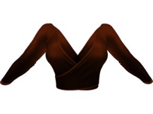 - FOX & CROW - Katja Top - Orange - Materials Enabled with HUD - Maitreya Belleza Slink