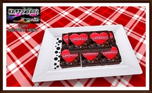 Valentine's - XOXO Brownies Tray