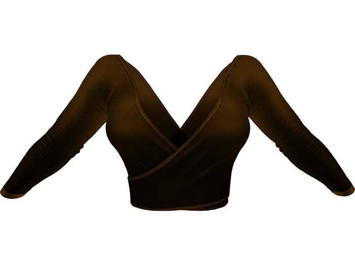 - FOX & CROW - Katja Top - Gold - Materials Enabled with HUD - Maitreya Belleza Slink