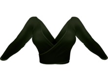 - FOX & CROW - Katja Top - Green - Materials Enabled with HUD - Maitreya Belleza Slink