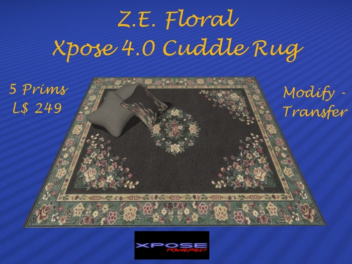 Z.E. Floral Cuddle Rug Xpose 4.0