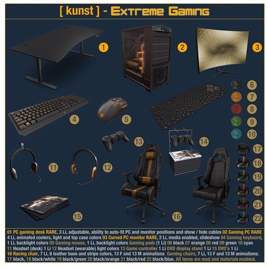 .07 [ kunst ] - Gaming pad / orange