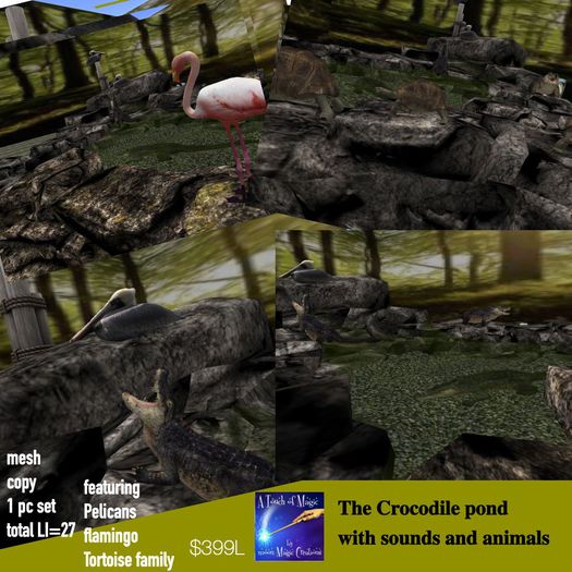 The Crocodile pond-crate