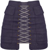 - FOX & CROW - Katja Skirt - Purple - Materials Enabled with HUD - Maitreya Belleza Slink