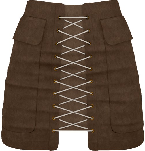 - FOX & CROW - Katja Skirt - Fawn - Materials Enabled with HUD - Maitreya Belleza Slink