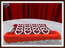 Valentine's - Basket Pink Heart Cookies