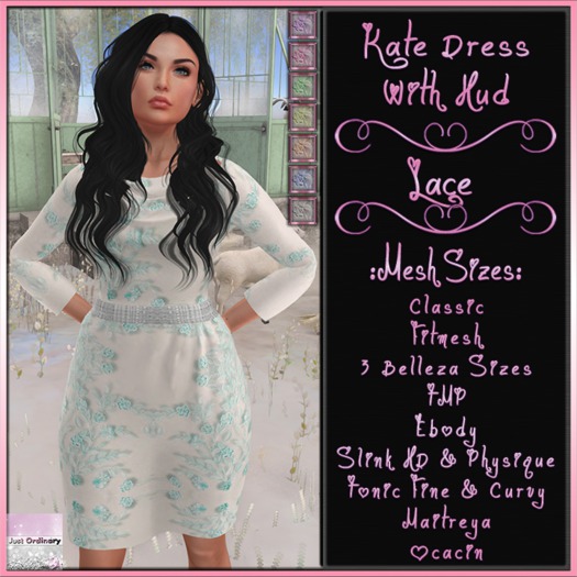 Kate Dress With Hud Lace