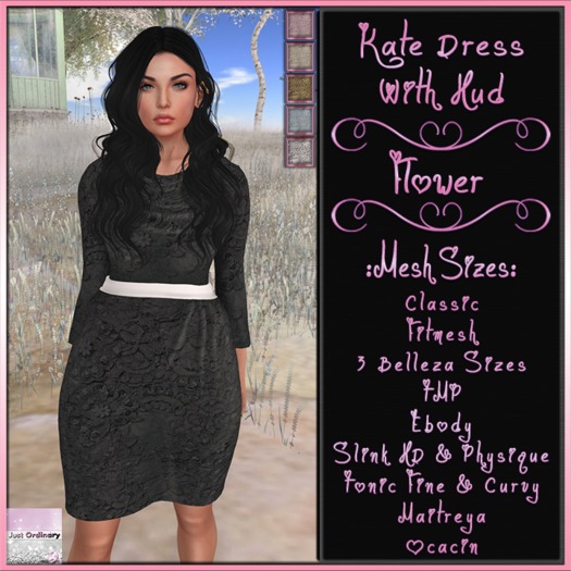 Kate Dress With Hud Flowers