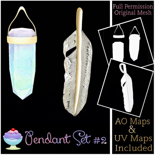 [Sherbert] Full perm Pendant Set #2 (ADD TO UNPACK)