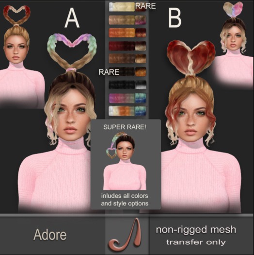 AD - Adore B - dark browns RARE