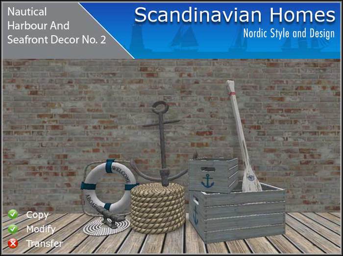 Nautical Harbour And Seafront Decor No. 2