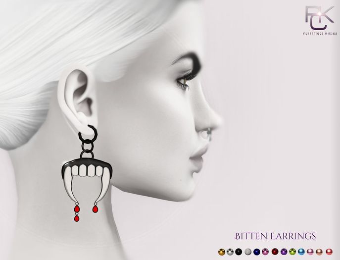 *PKC* Bitten Earrings