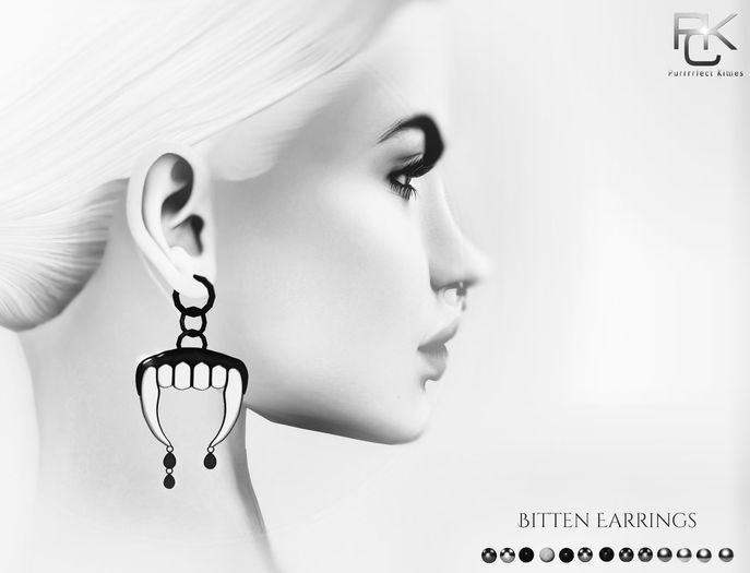 *PKC* Bitten Earrings DEMO