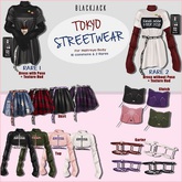 BJK* Tokyo StreetWear Clutch Black